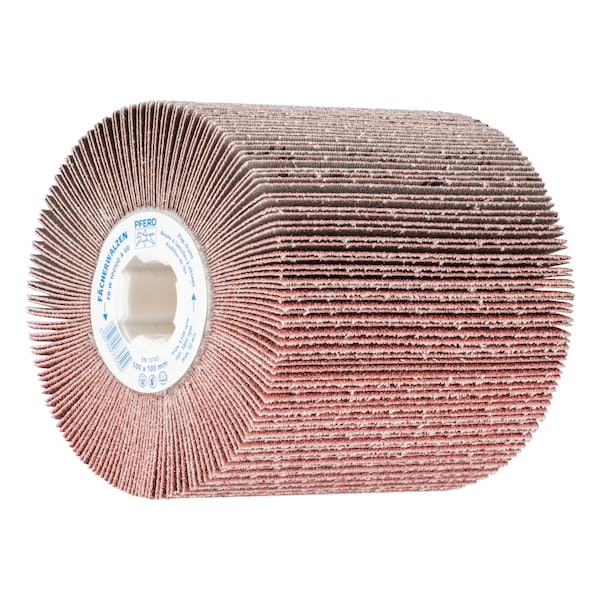 Pferd 4" x 4" Flap Drum - Coated - 3/4" Keyed A.H., Aluminum Oxide 60 Grit 45781 - main